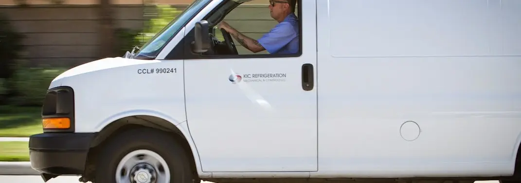 KIC Refrigeration service vehicle serving San Tan Valley area